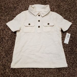 Half Button Polo Shirt